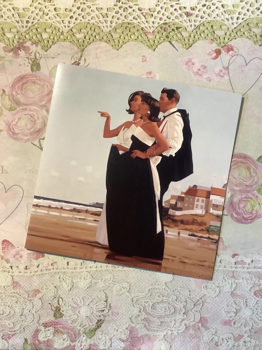 WatsonsVintage's tweet photo. We only have ONE of each of these Vintage 2000s Jack Vettriano Painting Design Blank Greetings Cards available. This link is for 'The Missing Man II' Design in photo 1. https://t.co/ozIMrgBA4h via @Etsy #VintageCards #JacckVettriano #ModernArt #BlankCards #CardsToFrame #ArtLover https://t.co/AOrMuJcOn5
