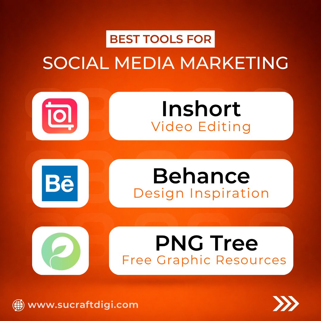 suncraftdigi's tweet photo. 🚀 9 Useful Tools for Social Media Marketing!

From creating content to scheduling posts and analyzing results, these tools can make your marketing easier:

#SocialMediaMarketing #DigitalMarketing #InstagramMarketing #SocialMediaTools #DigitalMarketingTips #SuncraftDigiAcademy https://t.co/XVpdmajxgP