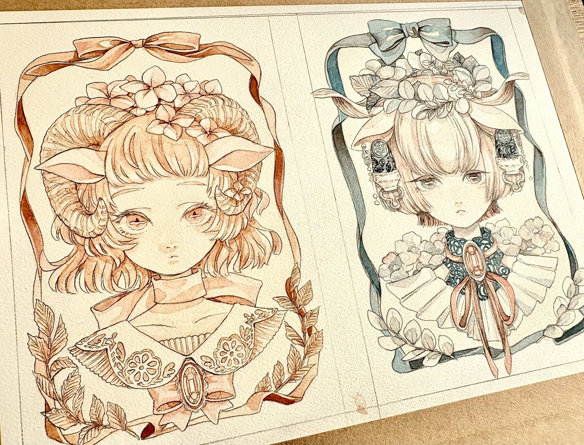 taashii_design's tweet photo. 🤎🩷🐏　　　　　💙🧡🐑 https://t.co/87Wm98qArq
