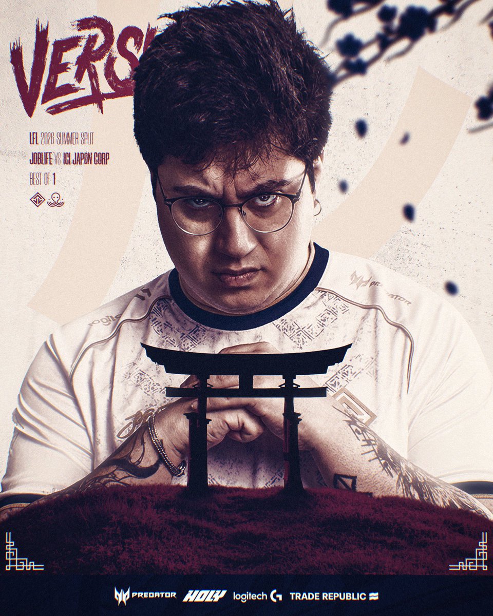 theootu's tweet photo. LFL Summer Split 2026 - Art Direction for @JoblifeEsport 

🖼️ https://t.co/IH1CZLSJkY
