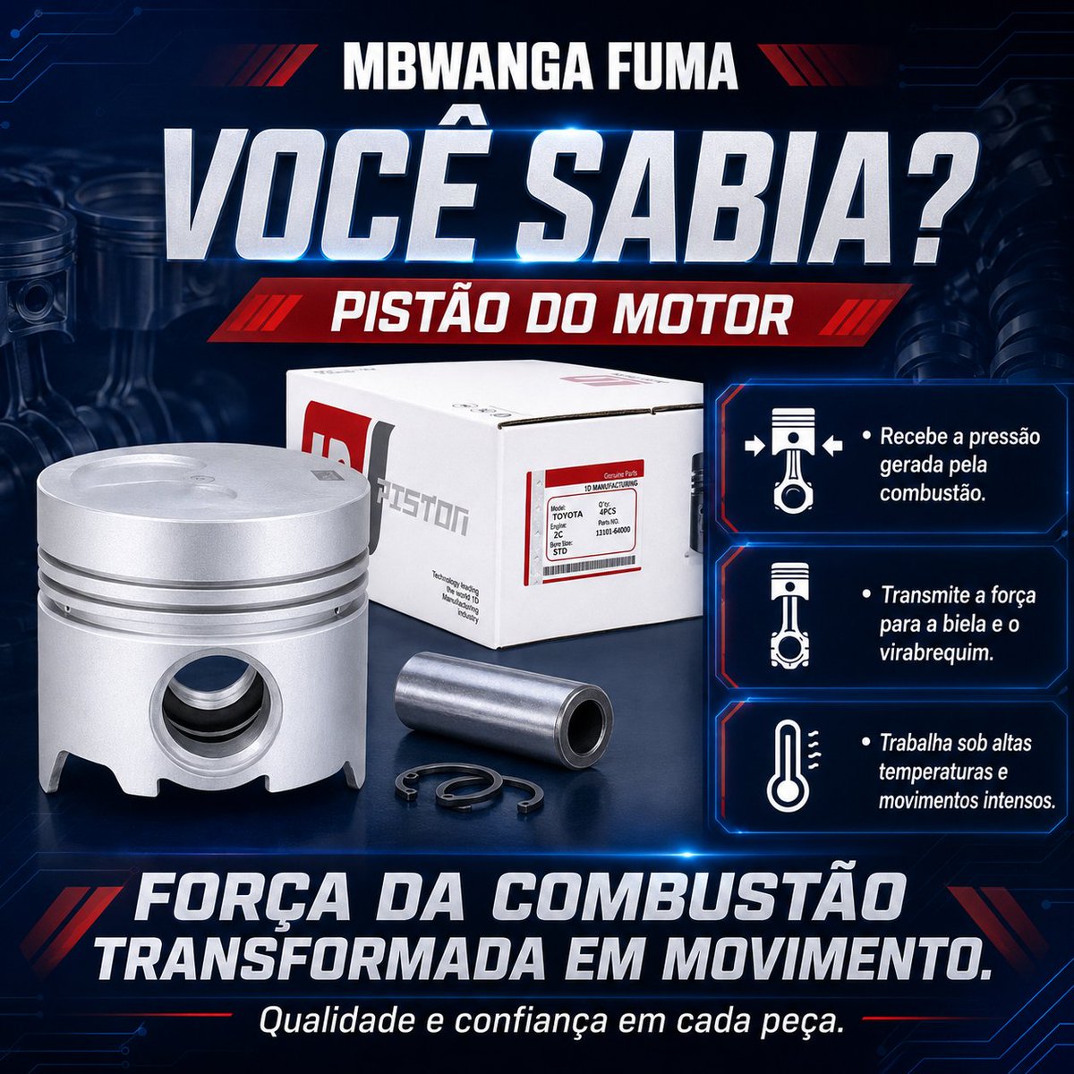 ChumboRui's tweet photo. Pistão de motor https://t.co/ta2PWZ0bCL