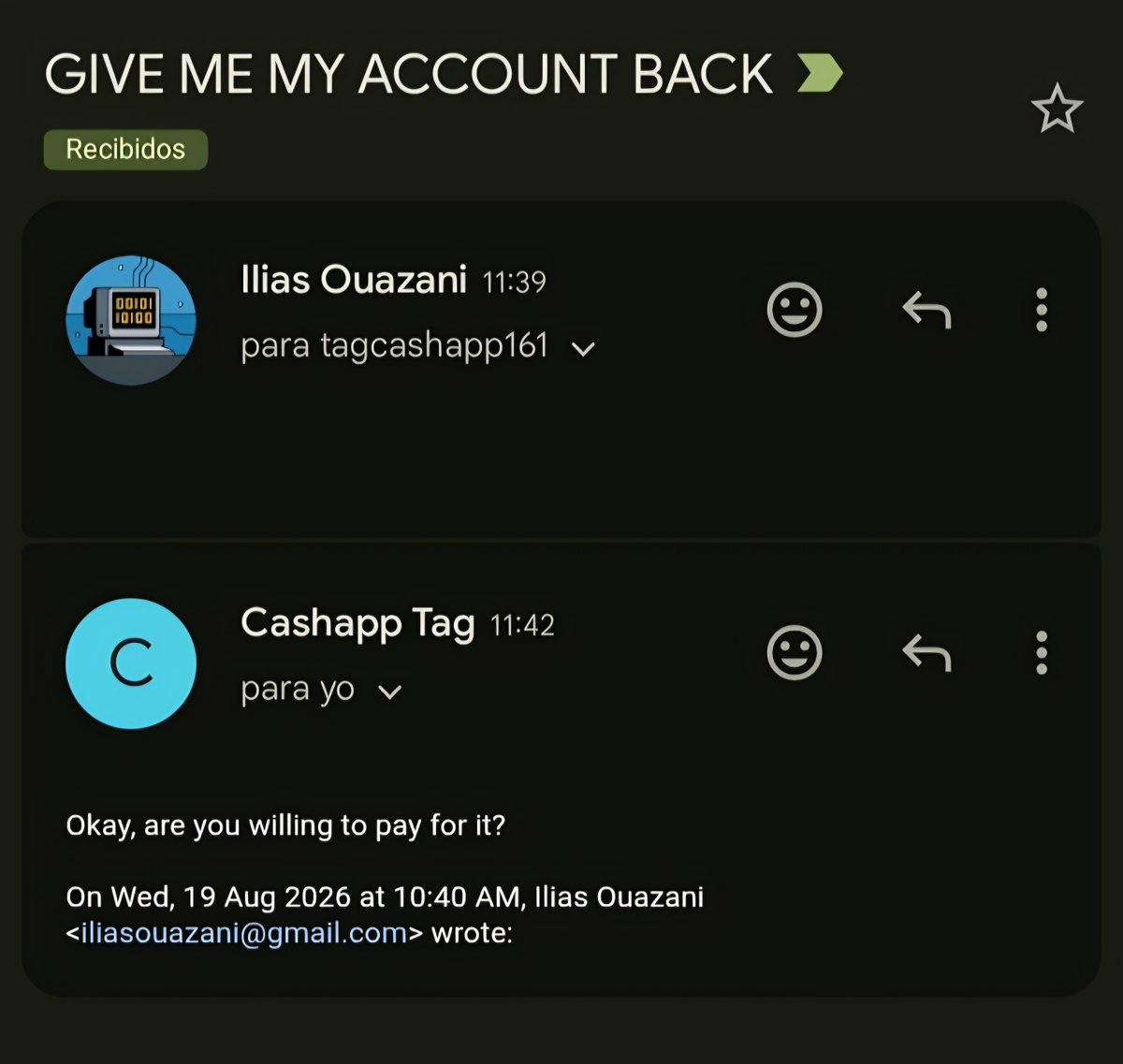 Rottingwasabi's tweet photo. Devolvedme mi cuenta principal @RottingWasabi, que me la han hackeado! 

@XEspana https://t.co/lkWeiU6ghg