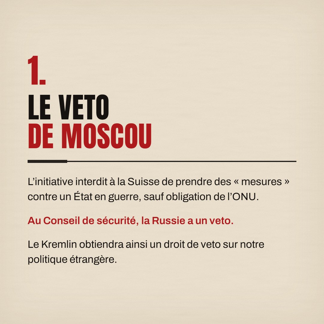 nantermod's tweet photo. Le 27 septembre, nous votons pour ou contre la politique de Poutine. Pas sur la neutralité. https://t.co/2KRQNj6FbZ