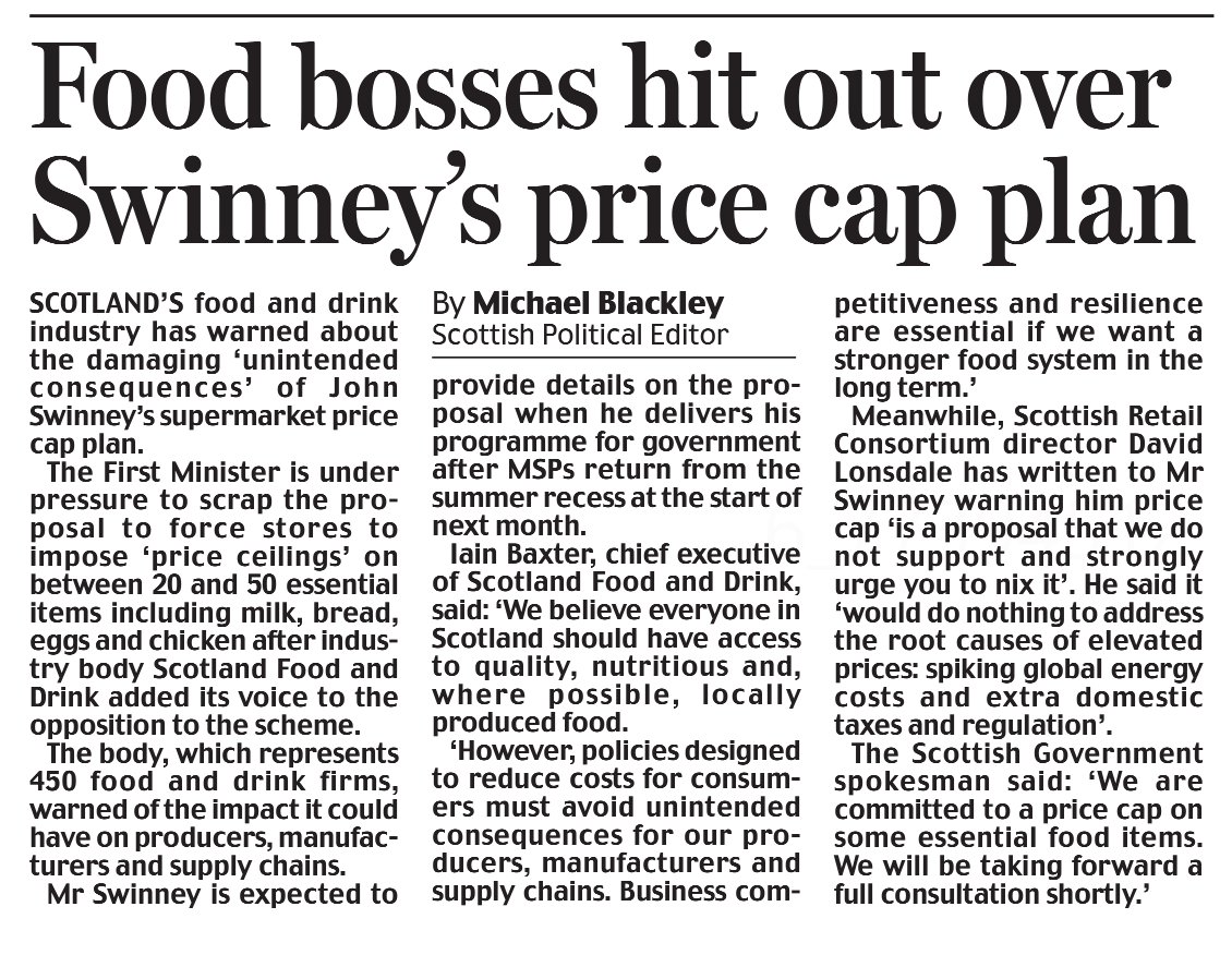 AgentP22's tweet photo. John Swinney: Supermarket bosses are ripping off customers.

Also John Swinney: I just spent £95K taxpayers' cash on a freebie trip to the world cup flying business class, hiring top of the range cars and staying in 5 star hotels. https://t.co/3jbrh8MRan