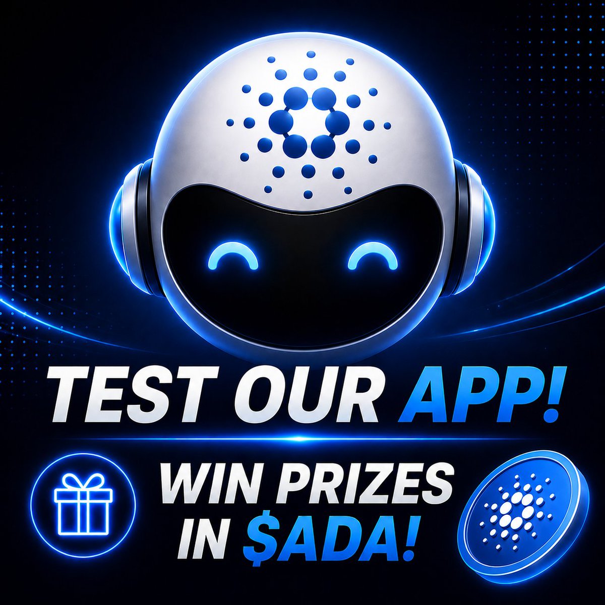 CardanoSmartAI's tweet photo. Cardano friends, test or app for free (3 free prompts) and win prizes 🔥

1. Use your Cardano wallet to test our app: https://t.co/CIroWEOENv

2. Submit your feedback on our Discord: https://t.co/o29Xqh8HnZ

Win 6 x 50 $ADA 🎁

Sent so far: 500 $ADA 

Share!

#Cardano #Giveaway https://t.co/Rdxsm4P6Za