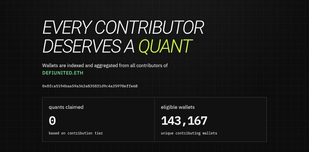 quantumleapxyz's tweet photo. We’re airdropping $QUANT to users who stepped up during the April 18 rsETH crisis.

If you sent ETH/USDC to DeFi United to help restore rsETH’s backing after the KelpDAO/LayerZero bridge exploit, 

You can now pre-claim your $QUANT allocation.

1. Go to: https://t.co/WFcHoAUFuS
2. Paste the wallet address you contributed from (no wallet connection required) 
3. Pre-claim your QUANT
4. Refer others to earn more

The pre-claim window is closing soon.

You helped when DeFi needed it. This one is for you.