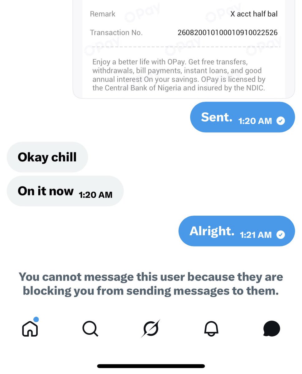 DonX_001's tweet photo. ⚠️ SCAM ALERT ⚠️ I paid half the agreed amount 4 the X account @Aneidi_7 after it was publicly offered for sale. Immediately after receiving my payment,the seller blocked me &amp; refused to refund me or respond on X. She changed the user to @whyisluck #odumodu #okocha https://t.co/r962XRzzAP