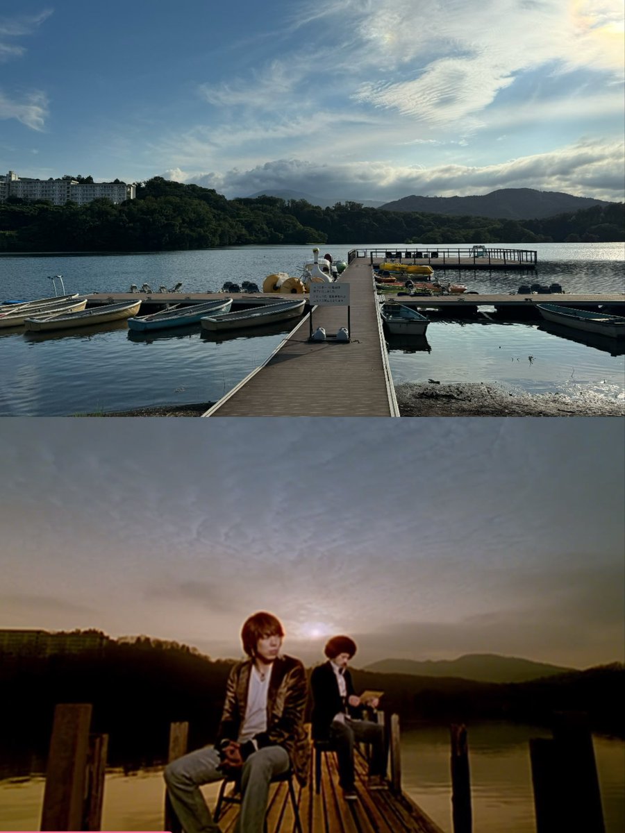 kuriharaowo's tweet photo. 午後、『ボクノート』のMV撮影地である一碧湖へ行きました。だいぶ景色が変わっていて驚きました！ https://t.co/hrcUJkl4xt