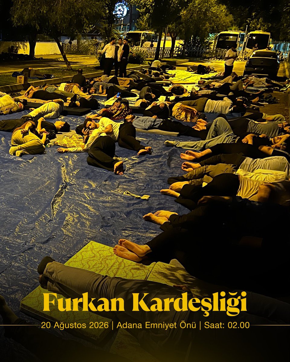 ElazigFurkanH's tweet photo. Bu Furkan kardeşliğidir 
Yaşamayan ne bilsin…

-20.08.2026 | Adana Emniyet Önü 

SuçDeğil SusDosyası
AlparslanHoca Gözaltında
SemraKuytul Gözaltında
#AdanaEmniyeti https://t.co/GAseqnetiJ