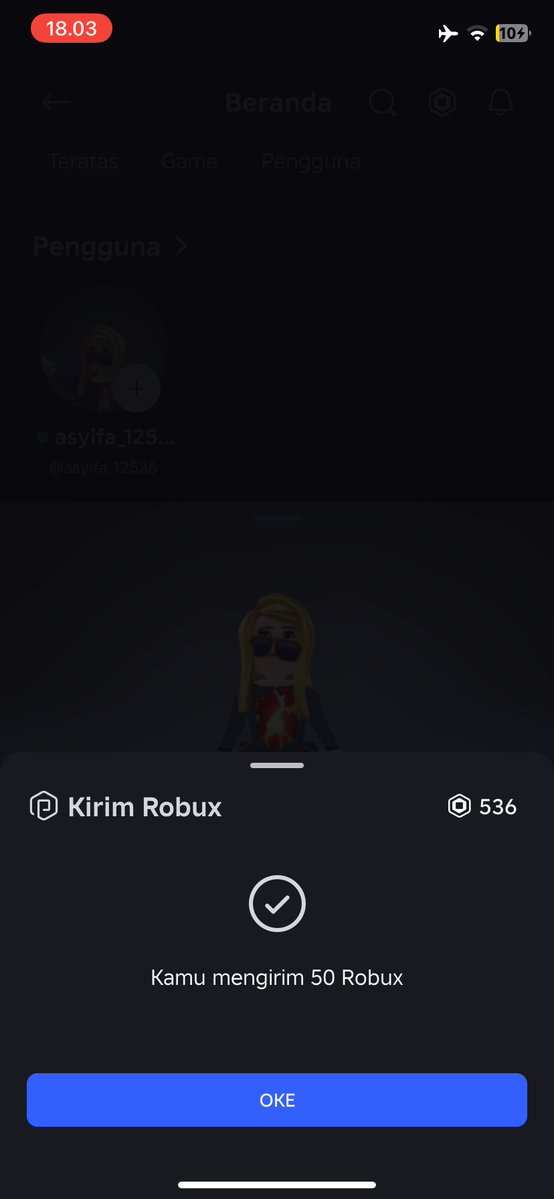 Mybloxstore's tweet photo. Mau tanya dong...
Robux vsend kena pajak kah? Aku tadi kirim ke buyer 50robux tapi yang masuk cuma 48, ada yang bisa jawab? Soalnya sebelumnya aku send yang lain sama aja kok nominalnya https://t.co/LmIlmQLzEx