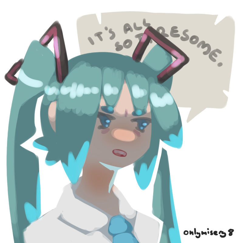 onlymisery8's tweet photo. tiresome miku. #vocaloid #digitalartㅤㅤㅤㅤ #初音ミク https://t.co/FrpvDgzCFf