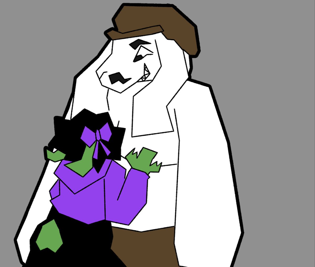 PCt1096761's tweet photo. Man boob + WIP // #Barney #AHA #AHAoc #animalhospitalanomaly #barneyxoc #canonxoc #yumetwt #yumeship https://t.co/5p7HkMMx5G