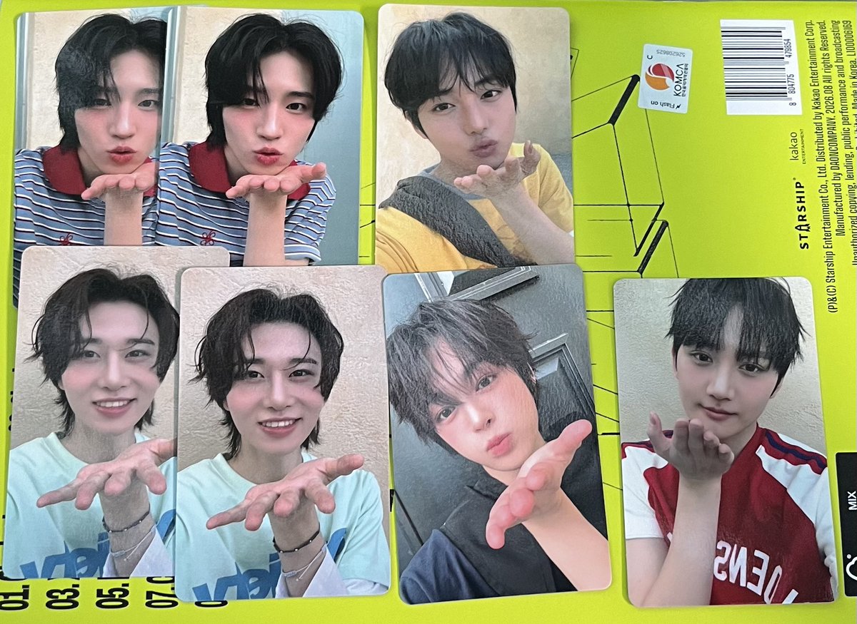 6povk's tweet photo. 에이엔 AEN 엠카운트다운 앨범 사후녹화 사녹

가격을 제시해 주세요
DM plz

하루토 지용 준서 규현 하루 카이라 보민 https://t.co/8d5bIYZguK