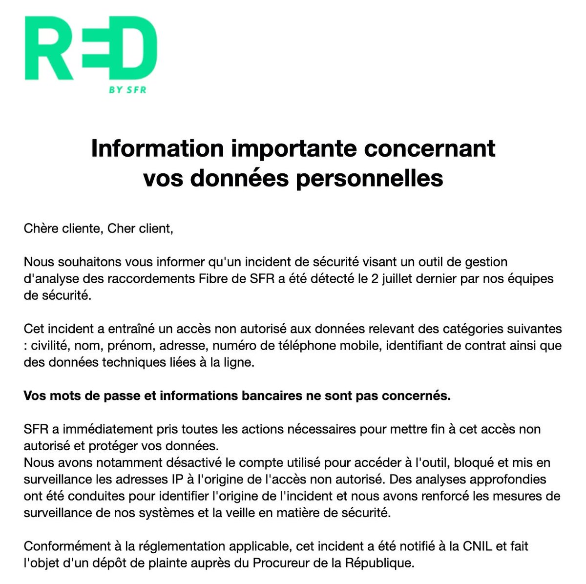 _SaxX_'s tweet photo. SFR confirme une nouvelle cyberattaque... cyberattaque revendiquée il y a quelques temps par ZeroBytes... le même cybercriminel qui a piraté la DGFIP, l'éducation nationale.

Tout va bien. 

La France c'est les feux de l'amour des fuites de données. https://t.co/JEwLfz9MjN