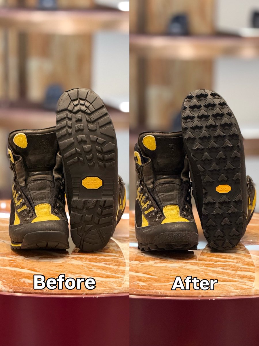 nihonbashishoe's tweet photo. 【Vibram1225C】
乾/濡両路面での抜群のグリップ力と、高耐久性を実現したハイパフォーマンスなソールです。
#vibram
#resh
#日本橋三越靴修理
#日本橋靴修理 https://t.co/SklIV1MQwt