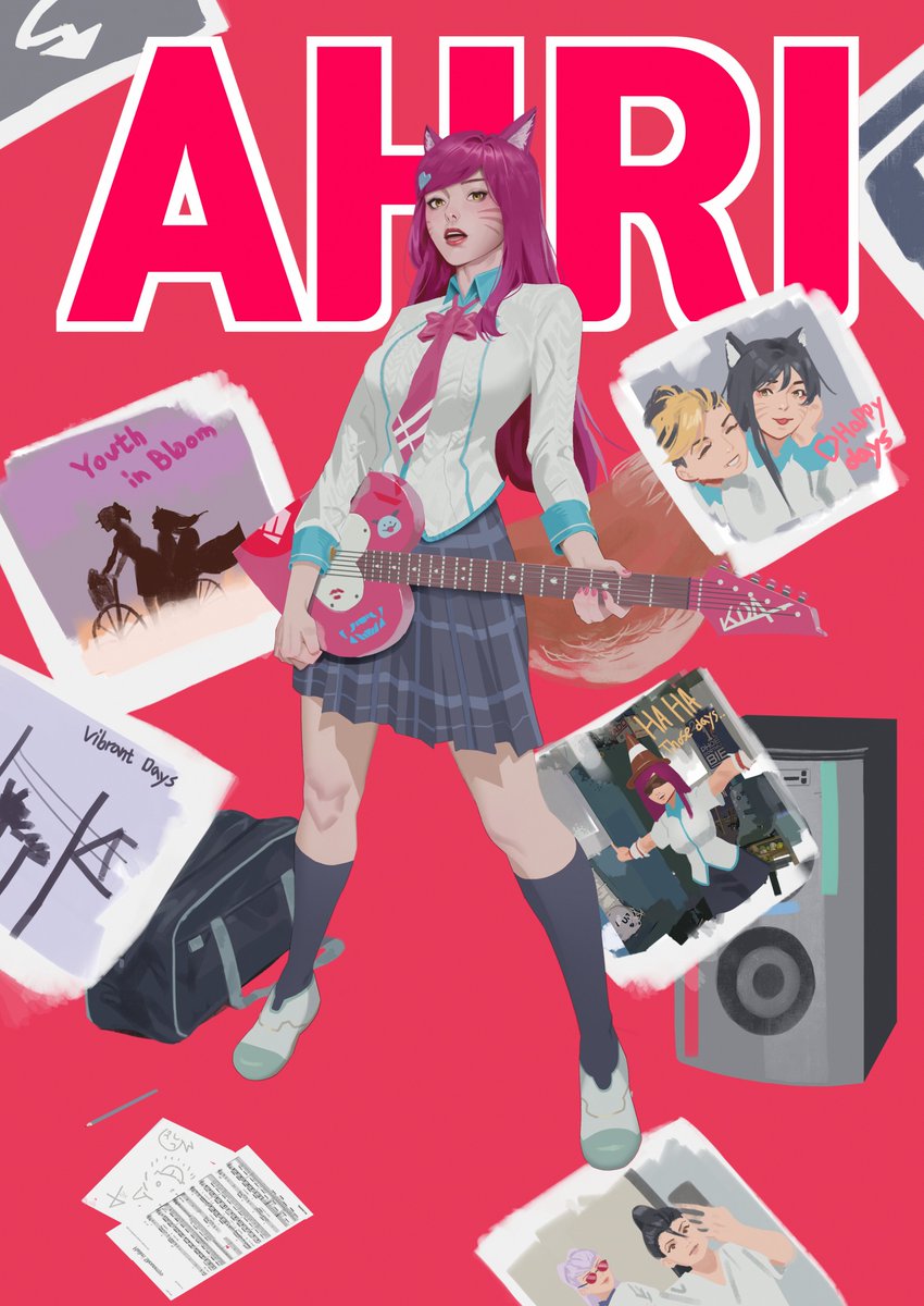 Wootsubyo's tweet photo. Academy Ahri 
#lolfanart https://t.co/KYN1cKG0jI