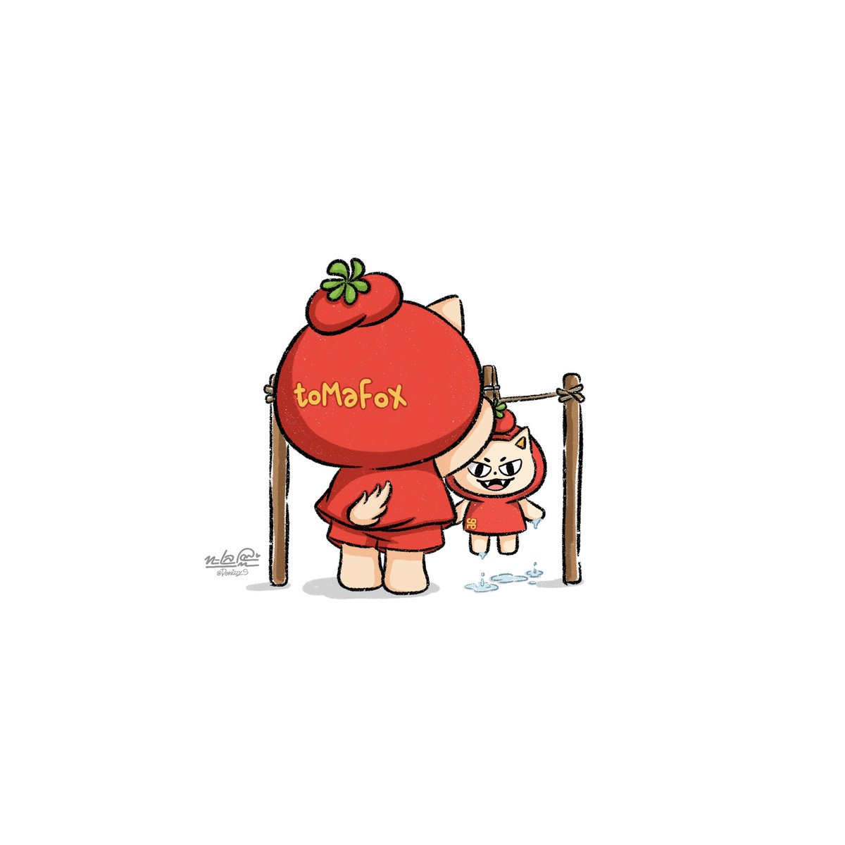 denizzy_s's tweet photo. ฟ้อกอาบน้ำให้ฟ้อก ตัวหอมแล้วฮ้าบ 🦊🍅

#TOMAFOX https://t.co/taR7diBmuh