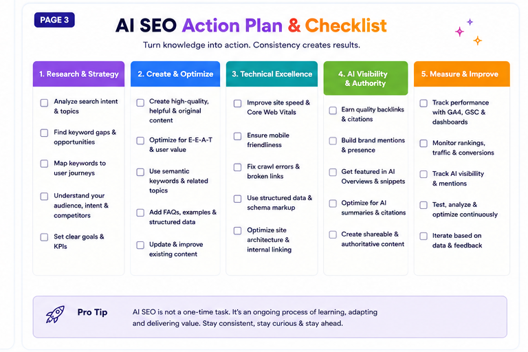 preetishah_02's tweet photo. SEO isn’t just about Google rankings anymore 

AI is changing how people search, discover &amp; trust content , so our SEO strategies need to evolve too.

I put together this AI SEO cheat sheet + action plan to make the shift easier.

#AISEO #SEO #DigitalMarketing #AEO https://t.co/KeNihM4AjR