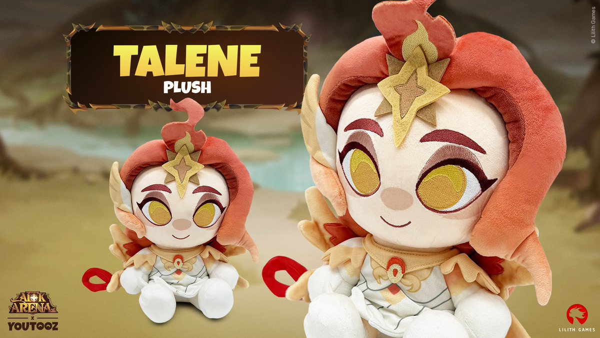 AFK_Arena's tweet photo. The flame is here! 🔥

Talene has risen as a super cute limited-edition @youtooz plushie!

🕐Pre-orders: Aug 21 00:00 UTC

Pre-sale link drops in a few hours: 👀

The plush is the result of a collaborative process spanning almost a year, and we hope you'll love the result! 🧡 https://t.co/nYPoLE3568