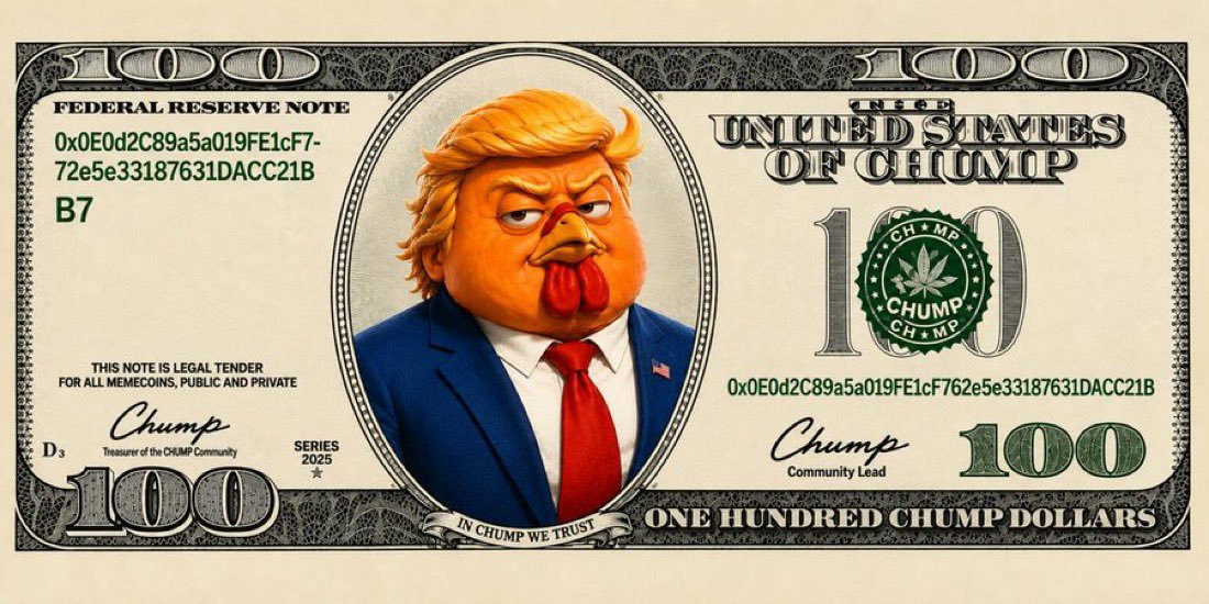BscNew_'s tweet photo. $CHUMP has entered the chat.

No complicated story. Just a meme, a ticker, and a community with something to prove.

Chart:
https://t.co/PPUrca7mTm

Built on Robinhood and still early enough for the next wave of attention to matter. $CHUMP is one to keep on the radar before the crowd decides it is interesting.

CA:
0x0E0d2C89a5a019FE1cF762e5e33187631DACC21B

Website:
https://t.co/zkJRB89FPf