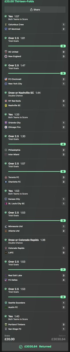 AystarTip's tweet photo. OMGGG WE’VE ONLY GONE AND WOKEN UP TO A 150/1 MLS ACCA KABOOOOOMM😳🔥🇺🇸 https://t.co/NESKOzXm5Z
