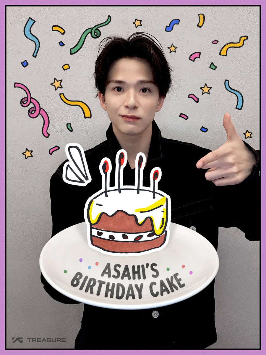 asahiprints's tweet photo. asahi’s birthday cake 🎂 #아사히 https://t.co/C6HEuHeWSI
