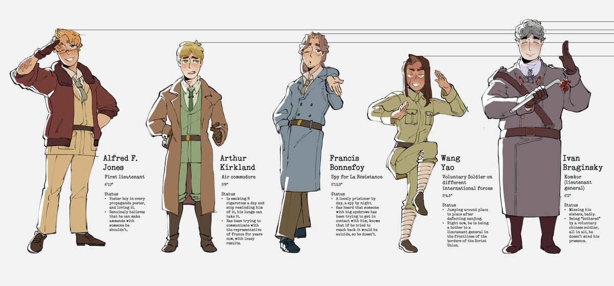 LotsOfSlugBuns's tweet photo. What were your fav countries up to in WW2?
[#Hetalia] https://t.co/sx43ulAI50
