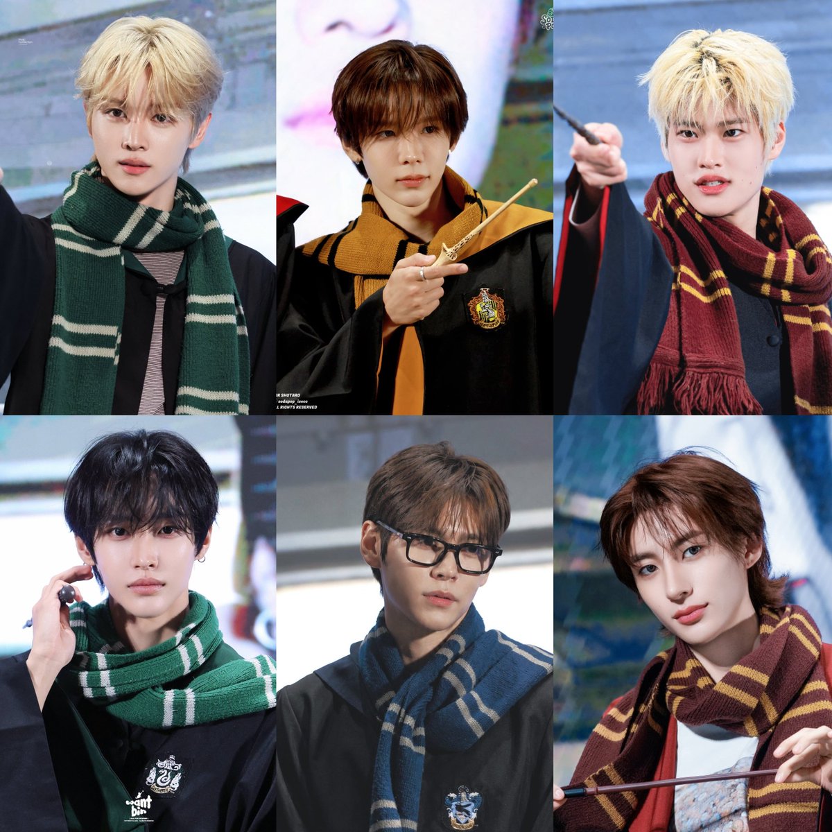 riizefolder's tweet photo. riize in hogwarts house costumes 
💚💚💛💙❤️❤️ https://t.co/OIrlFDkdaq