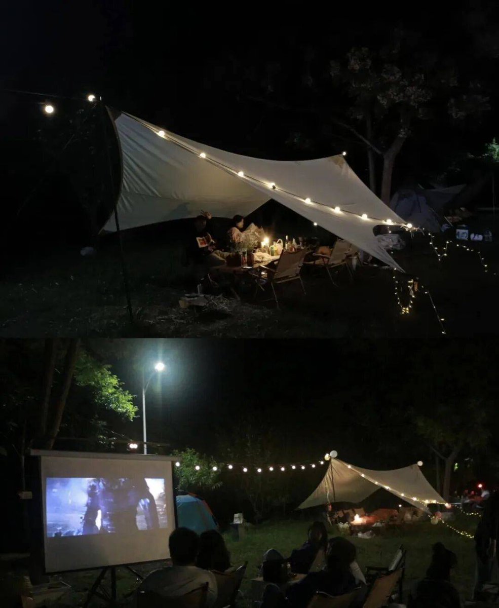 achoachoacho22's tweet photo. Just finished the coziest weekend camping—warm bonfire, stargazing that actually looked like a postcard, and way too many s’mores. 10/10 would pitch a tent here again! https://t.co/uZNzL8Kei5