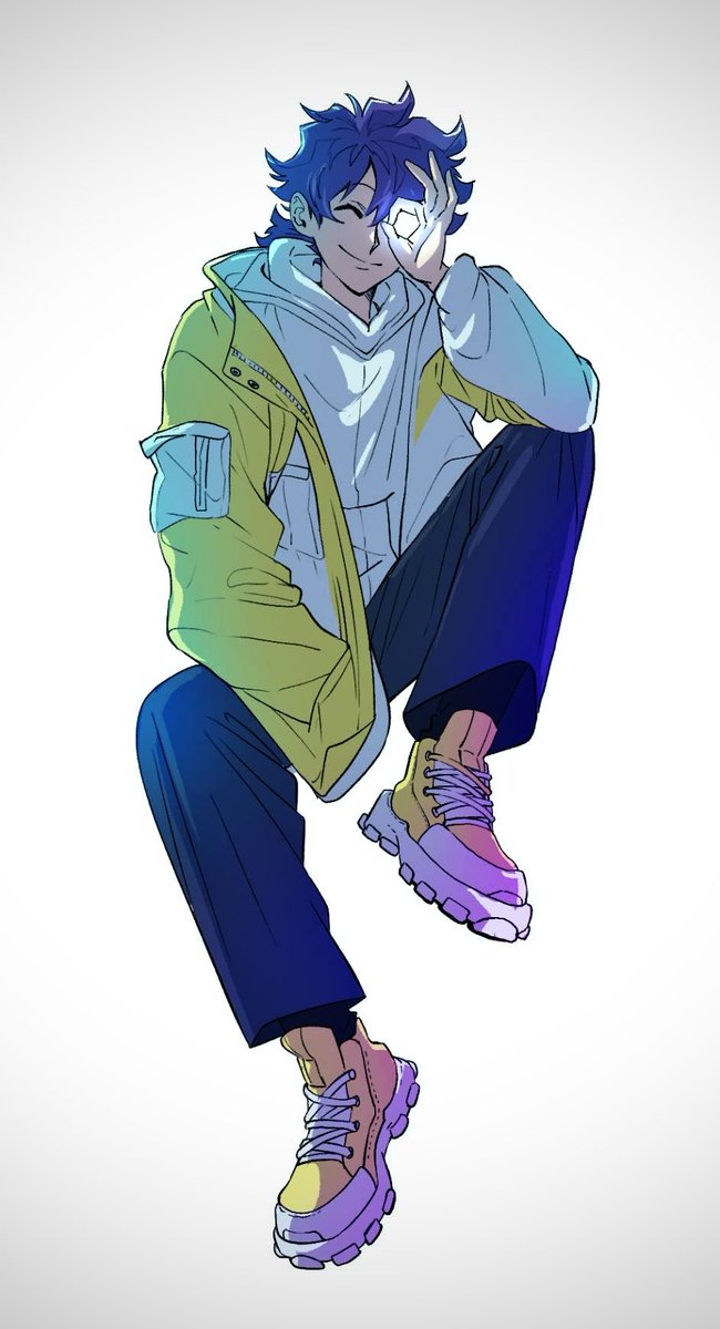 kote3stlo's tweet photo. 過去絵イイね貰えて恥ずかし嬉しかったから、描きかけの大人レオくんあげる https://t.co/toQAlLo05Y