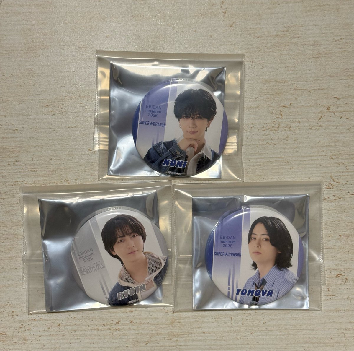 sukisukitar's tweet photo. EBiDAN museum エビミュ エビダン 缶バッチ 交換 Cグループ

【譲】 長野凌大 田中洸希 松村和哉

【求】 杢代和人

8/30.31 HMV博多での交換、又は郵送での交換可能です。お心当たりのある方はお気軽にお声掛けください。 https://t.co/RNl3Y920sT