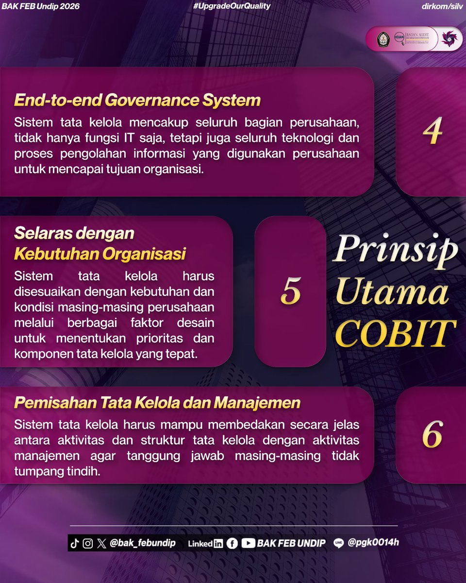 BAK_FEBUNDIP's tweet photo. Yuk, telusuri lebih dalam di dunia audit episode kali ini! 🚀

#BAKFEBUNDIP
#UPGRADEOURQUALITY
#RAIHTRANSPARANSI https://t.co/VWG5sCSqZR