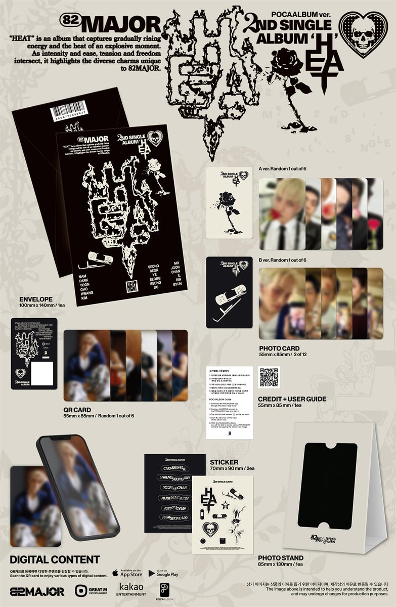 STARKYUJOY's tweet photo. 82MAJOR 2nd Single Album - HEAT (POCA Ver.)

ORDER HERE ✧(｡•̀ᴗ-)✧
‣ (gform) https://t.co/SmXnjjrBxW
‣ (wa) https://t.co/DKtpxMGK1x

Tag: wts open po pre-order pc poca photocard #82MAJOR #82메이저 #에이티투메이저 #HEAT #Like_Fire https://t.co/NiSPNilrqG