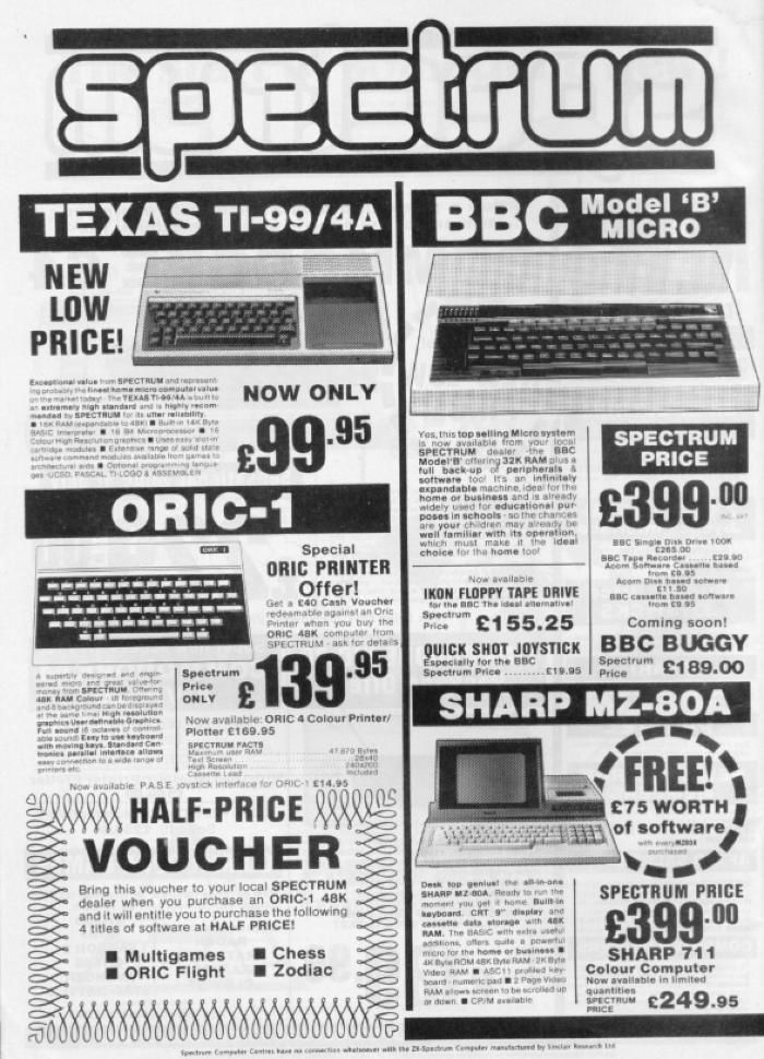KevinToms's tweet photo. How many of you got at least one of these machines back in the early 1980s?
#KevinToms #Spectrum #TI99 #BBCMicro #Oric1 #SharpMZ #RetroComputers #HomeComputers #Microcomputers #80sComputers #PersonalComputer #RetroPC #UKComputers #UKRetro https://t.co/p9X6xQENMy