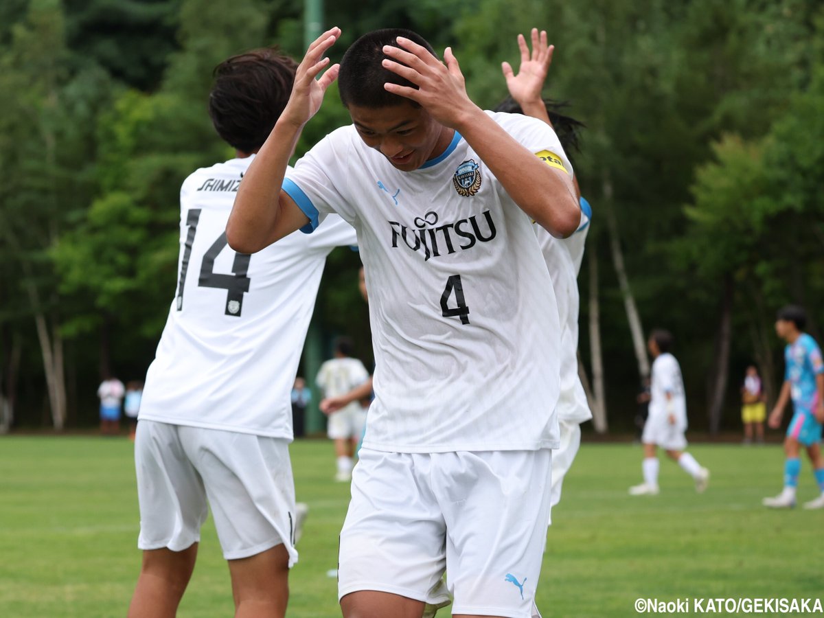 gekisaka's tweet photo. TPから追加招集経てU-16代表に連続飛び級招集…来年のU-17W杯も視野の川崎F U-15生田DF上野煌士郎「自分自身の基準を上げていく」

https://t.co/rBRuwRpDdK

#中学サッカー #クラブユース #日本クラブユース選手権 #ゲキサカ https://t.co/vAqRZ7ur4i