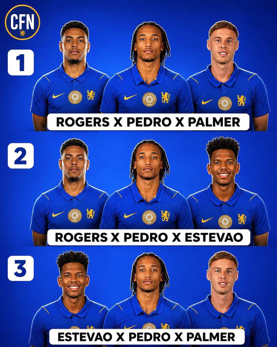 FrankKhalidUK's tweet photo. Which is your favourite front 3? https://t.co/NG2vngh9PV