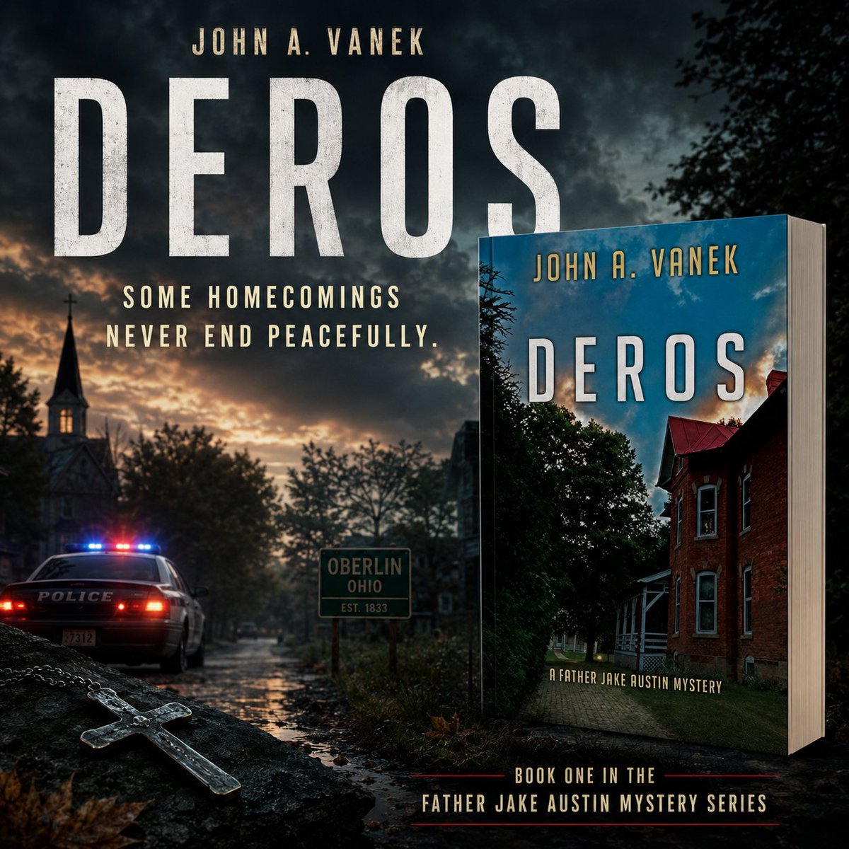 AnoraHartwell's tweet photo. When Father Jake Austin returns to his hometown, a high school reunion turns deadly and the past may be closer to the killer than anyone realizes. DEROS is a gripping mystery of murder, faith, war, and buried demons.
#DEROS #MysteryThriller #CrimeFiction #BookPromotion #book https://t.co/U31ymqzLLC