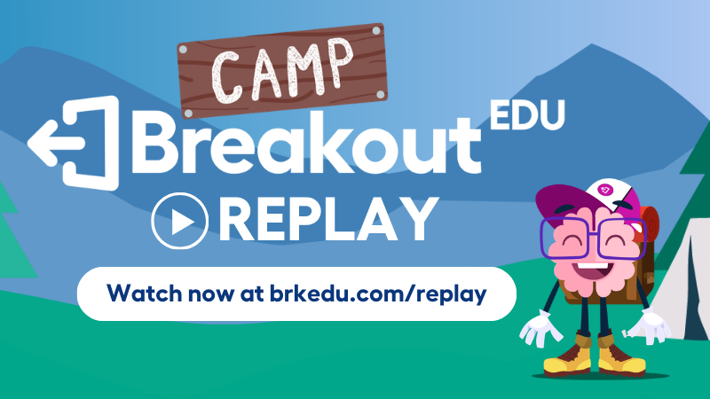 breakoutEDU's tweet photo. You’re invited to the Camp Breakout EDU REPLAY! 🏕️

All five sessions are now available on demand, packed with classroom ideas, practical strategies, and ways to make the most of Breakout EDU this school year.

Watch the replays: https://t.co/Rr0VA3KpN3 https://t.co/Ekz8gCUJpS