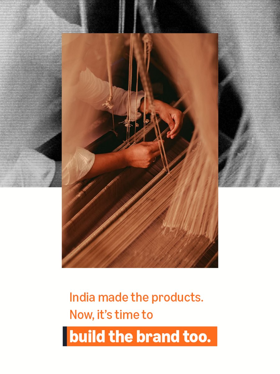 AGlobalSelling's tweet photo. India is moving from making for the world to building for the world.

The next chapter of "Made in India” is about building global brands.

Learn More: https://t.co/NR8meqDcRA

With Amazon Global Selling, Indian businesses can take their products to customers worldwide.
#export #brandindia #indiakaglobalsafar #amazonglobalselling #explore