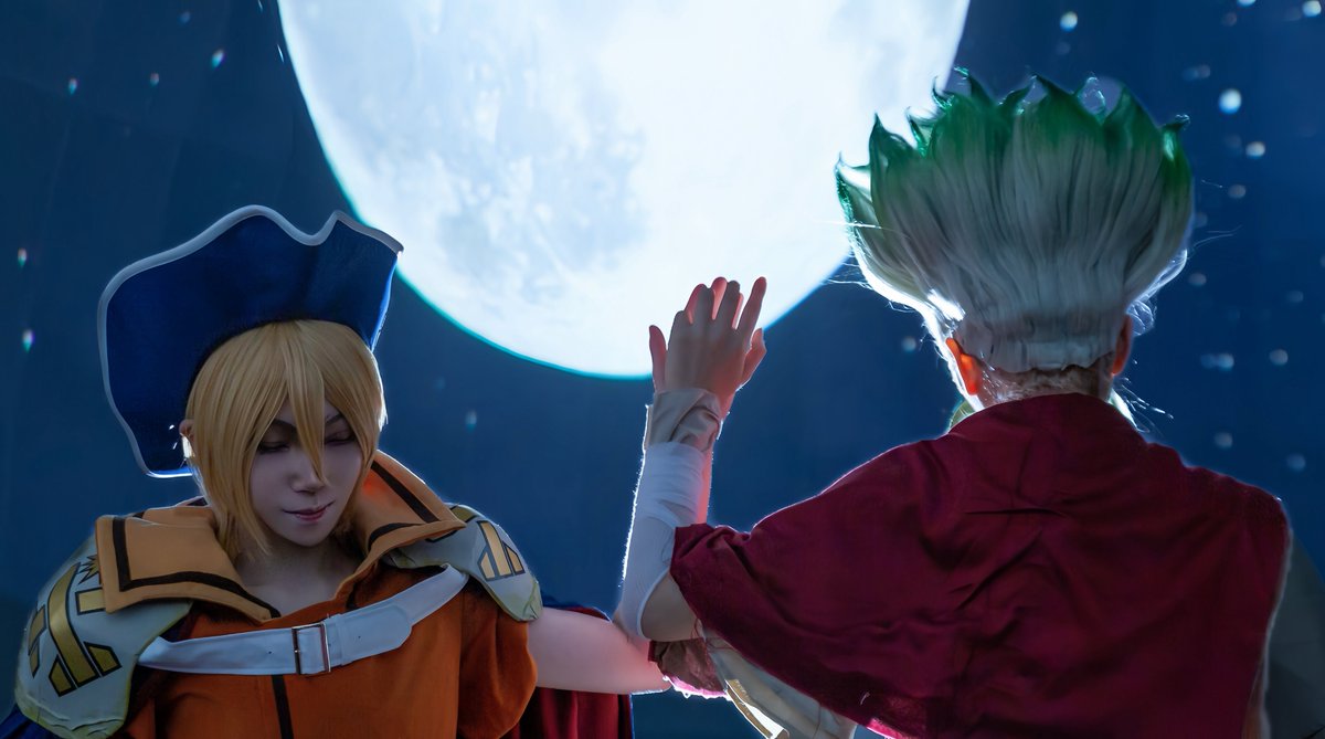 naaaao1115's tweet photo. 【cos/Dr.STONE 🪨 】

ー月へー

千空🚀:ほしさん
龍水🐉:nao。。。

Photo:しゅんさん(@shun_nc30 ) https://t.co/J2gVxK7wNT