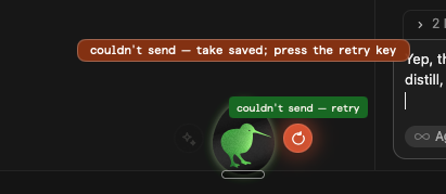 dupenodi's tweet photo. @heykiviai @WisprFlow @heykiviai it worked well for 5min and got this issue. https://t.co/6c05CVZc2Y