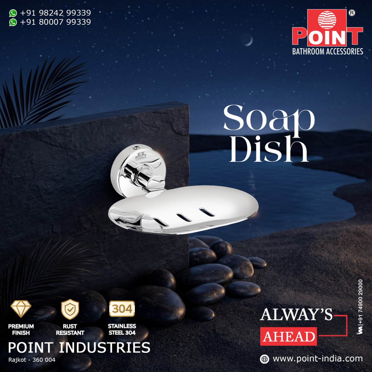 ibais_hardware's tweet photo. POINT INDUSTRIES | Rajkot 🏢

SOAP DISH

Mr.Deep Patel - +91 8000799339
Mr.Mahendrabhai Patel - +91 9824299339
WhatsApp: https://t.co/7hmFzFFlui
.
#Point #PointIndustries #SoapDish #BathroomAccessories #BathAccessories #BathroomFittings #HardwareFittings #ArchitecturalHardware https://t.co/BzgaYNPcUd