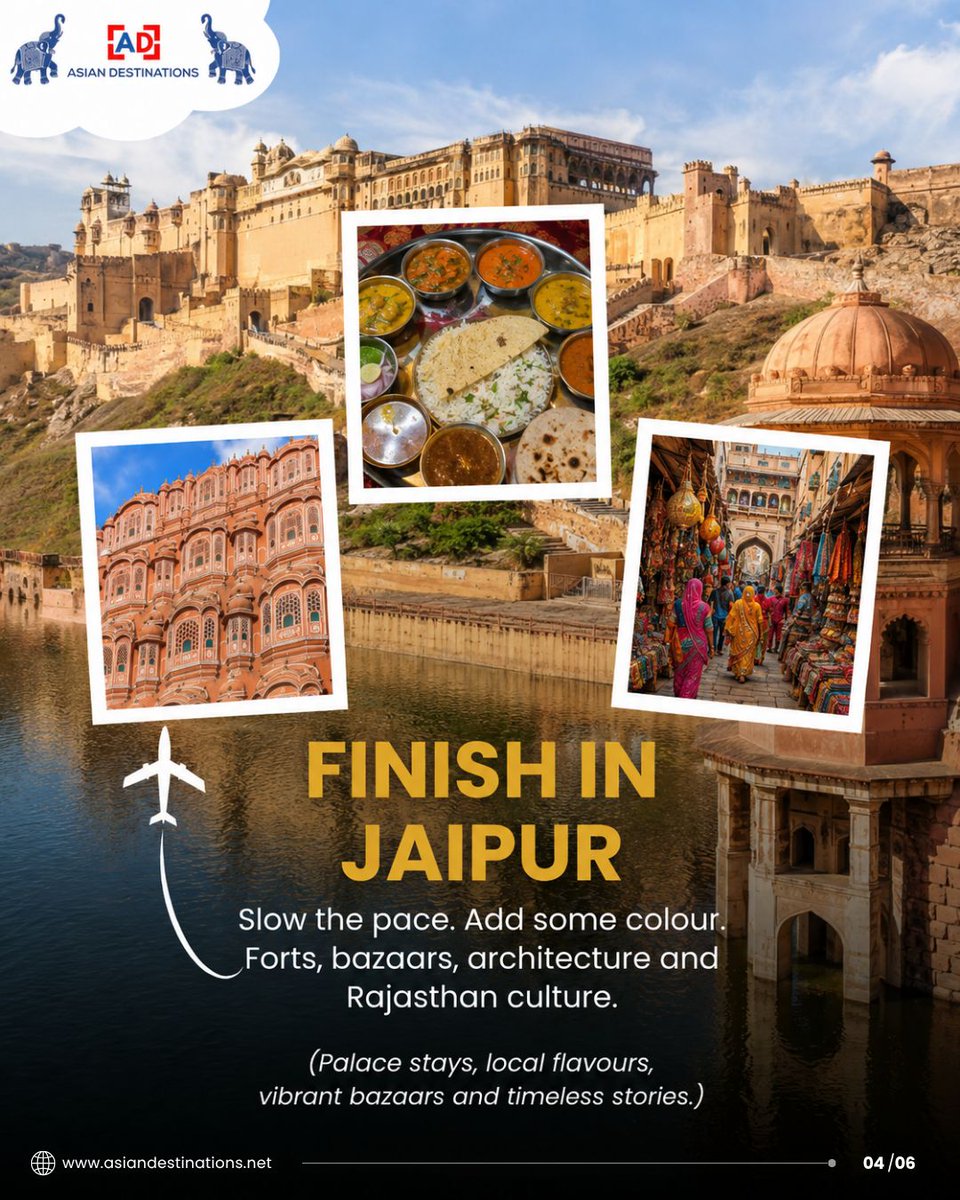 AsianDestintion's tweet photo. You do not need to see all of India on your first trip.
Delhi. Agra. Jaipur.
Three cities. Three different experiences. One classic introduction to India.
Plan your journey with Asian Destinations.
#AsianDestinations #ExploreIndia #IndiaTourism https://t.co/xflHbmskWS