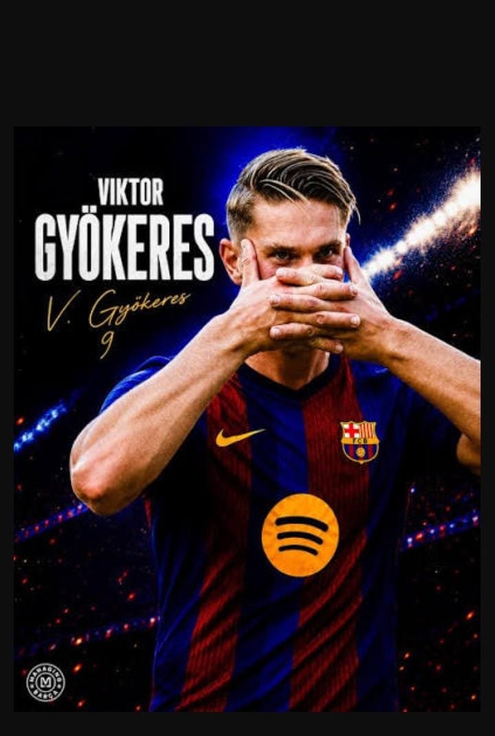 thelead09's tweet photo. 🚨 BREAKING 🚨
 Fabrizio Romano s’exprimant sur la PROCHAINE signature du FC Barcelone :

« Hansi Flick et Deco sont toujours très intéressés par Julián Álvarez, mais après le rejet de leur offre officielle de 150 M€, ils explorent désormais d’autres alternatives.

« Le manager a intentionnellement choisi Julián Álvarez comme remplaçant de Lewandowski et Ferran Torres au poste d’attaquant, mais il a maintenant communiqué son PLAN B au club.

« Victor Gyökeres est le nom qui fait le plus parler au club. Des contacts sont en cours et une offre officielle de 80 M€ est en préparation.

« Les prochains jours seront cruciaux. »