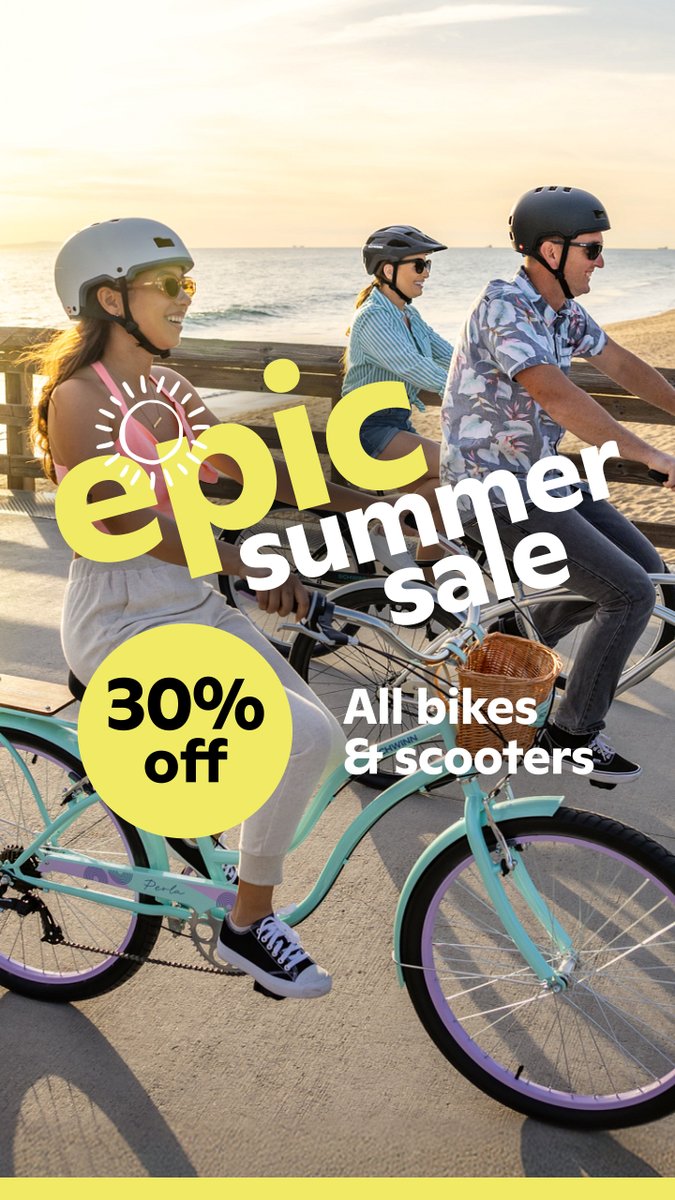 RideSchwinn's tweet photo. Get 30% off all bikes for the end of summer‼️ Only at https://t.co/iOR2nGxMHz https://t.co/hOyrNMzaIu