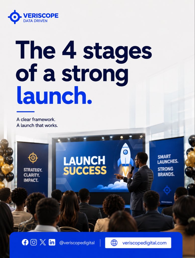 veriscope_'s tweet photo. A strong launch isn’t just about creating noise. It’s about getting the right things in the right order.

Miss clarity, and your audience gets confused.
Miss positioning, and your value gets lost.
Miss messaging, and your offer becomes forgettable. https://t.co/9XPnIw28Pu