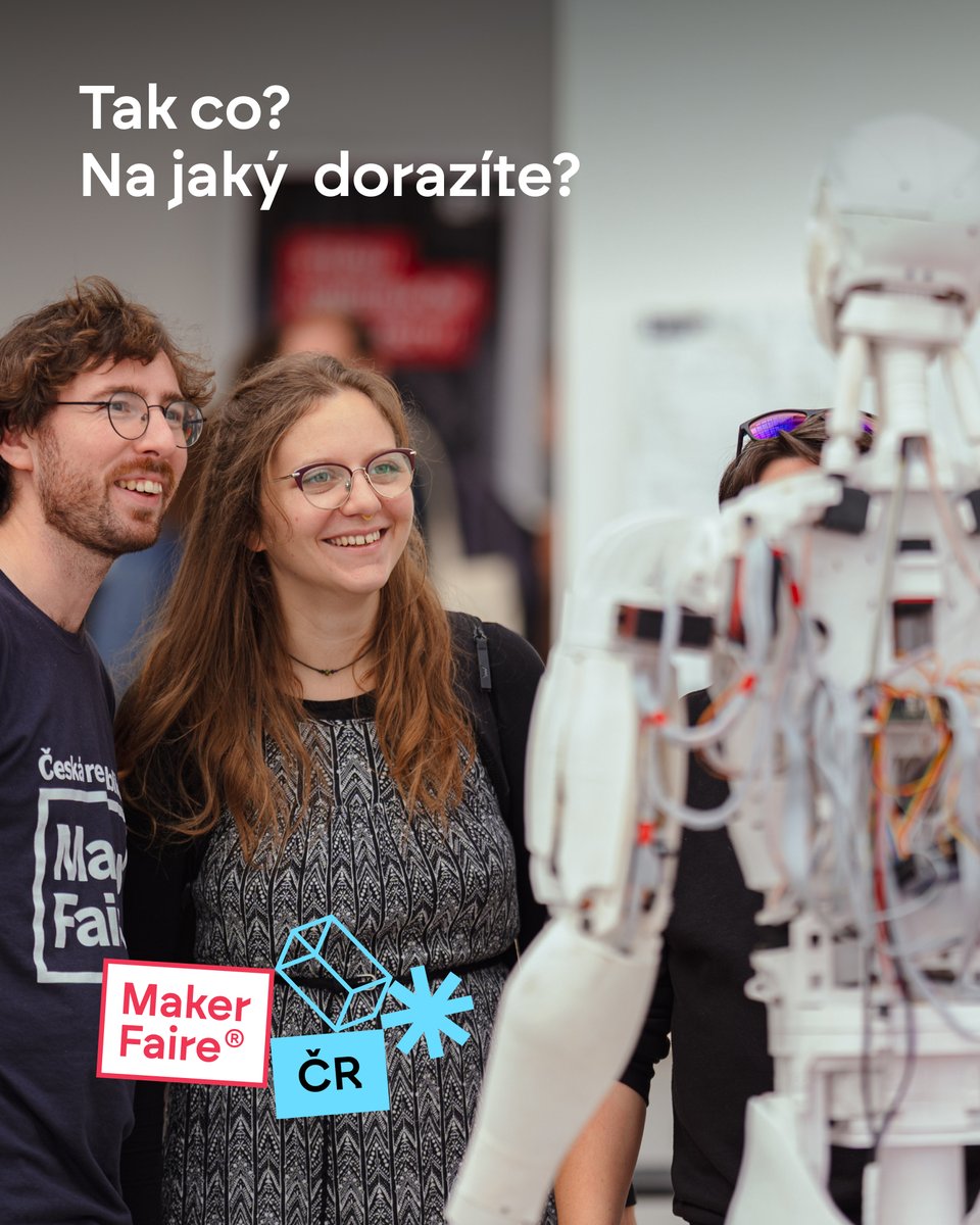 MakerFaireCZ's tweet photo. Podzimní sezóna Maker Faires part 2👀 Zde máte 2. příspěvek - přehled budoucích Maker Faires 2026. Na profilu naleznete první.🚀😆#makerfaire #makerfairecz #veletrh https://t.co/8XcQiedI8o