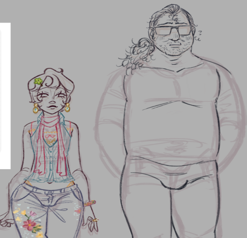 sheep4sleep1915's tweet photo. made these bases for clothes don't worry he's wider from the side :) #ocxcanon #joshlevy https://t.co/BENpLY6JSc