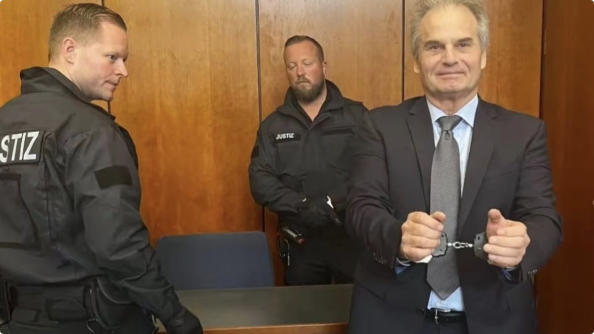ABridgen's tweet photo. Reiner Fuellmich’s appeal has been refused by German judges. He remains in Bremervorde prison. This is a very sad day for humanity &amp; a terrible indictment of the German justice system. 
My thoughts &amp; prayers are with him today. He was very confident of his grounds of appeal. https://t.co/Lzd07bUmdj