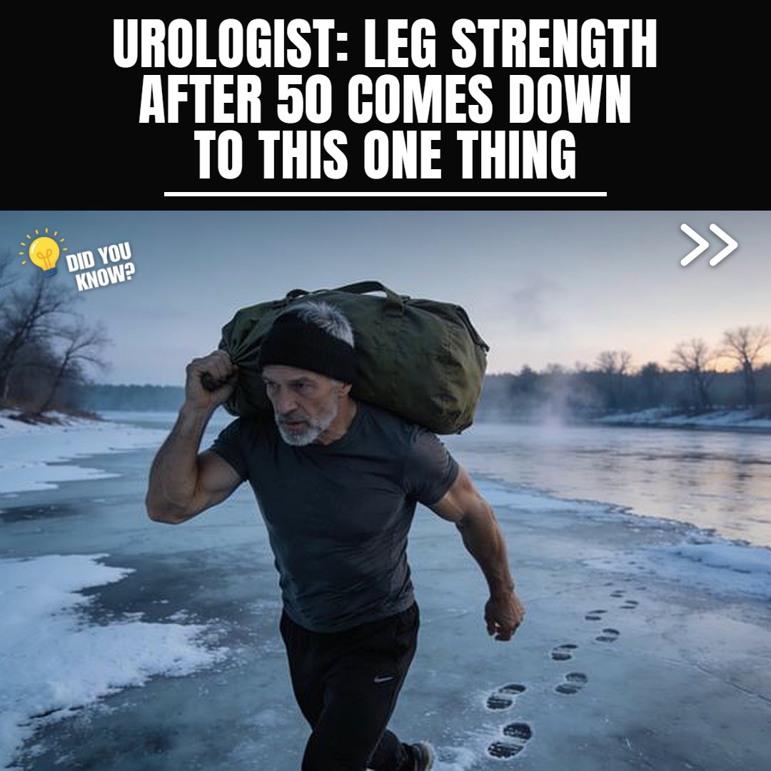apexlabora77146's tweet photo. UROLOGIST EXPLAINS: "Why leg strength really fades after 50 — and the daily habit most men over 60 overlook." 💪 Tap Below To See How ->
